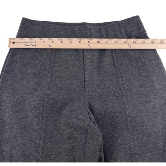 WEEKENDS by Chico's size 0 Small Pull On Knit Pants Stretch Gray Straight leg - Picture 3 of 6
